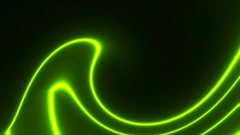 Green neon striped light effect Stock Footage 220885800
