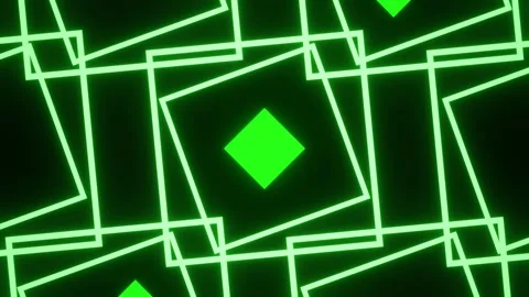 Green Neon Strobe Geometric Angles Shapes and Lines Background VJ Loop in 4K Stock Footage 341675606