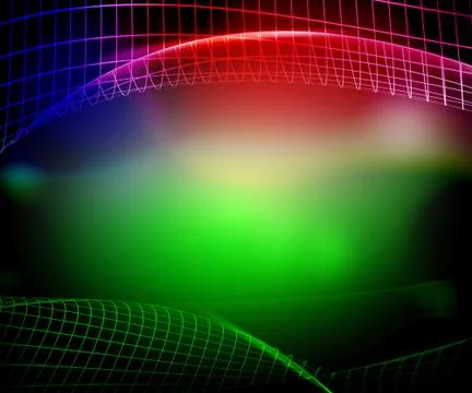 Green net abstract Stock Illustration