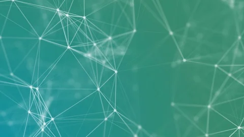 Green network background nodes motion backdrop Video stock 88742490