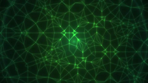 Green network connections technology background. Stock Footage 334886498