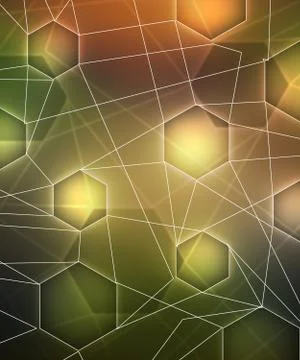 Green network image Stock-Illustration