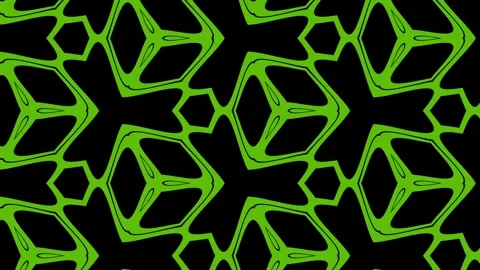 Green network lattice motion background with morphing geometric structure Stock-Footage 336013891