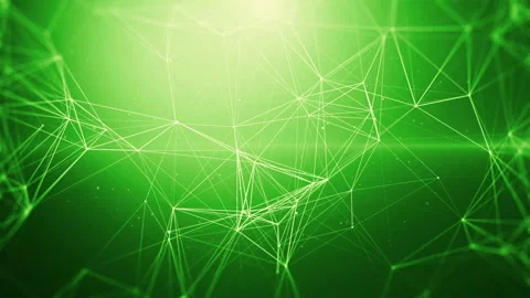 Green network lines abstract backdrop technology video Stock Footage 148328525
