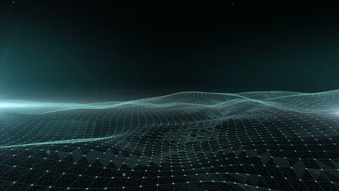 Green network wave. Stock Footage 86753663