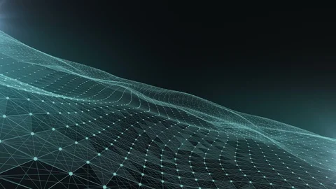 Green network wave. Stock Footage 86756580