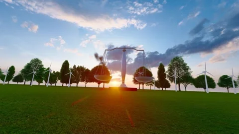 Green new energy utilization and earth environment protection concept Stock-Footage 291004129