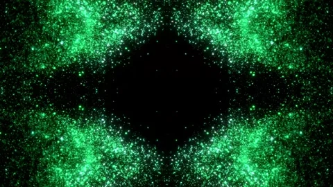 Green New Year Glitter Background Stock Footage 264767413