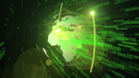 Green News Background Video stock 78836497