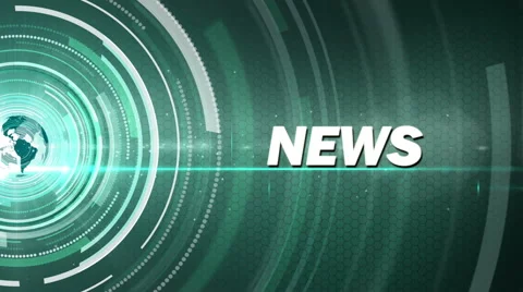 Green news generic Stock Footage 39967491