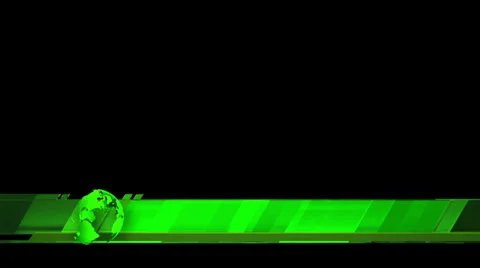 Green News LowerThird with Matte Video stock 33290508