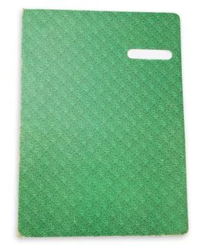 Green notebook Stock Photos