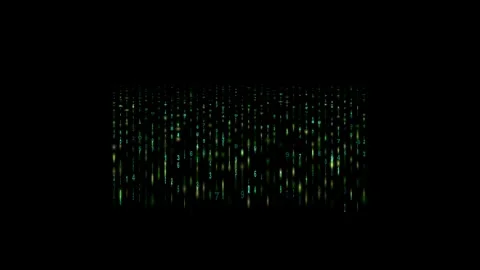 Green numbers constantly rotating Stock Footage 259155447