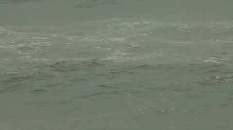 Green Ocean Waves, Closeup Stock Footage 48242184