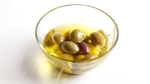 Green olives Stock Footage 89018865