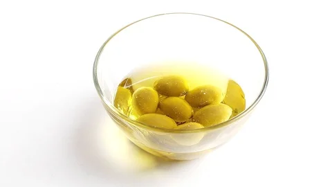 Green olives Stock Footage 89018872