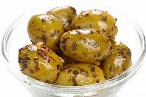 Green olives Stock Photos