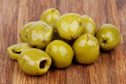 Green Olives Stock Photos
