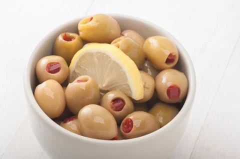Green olives Stock Photos