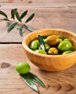 Green olives 写真素材