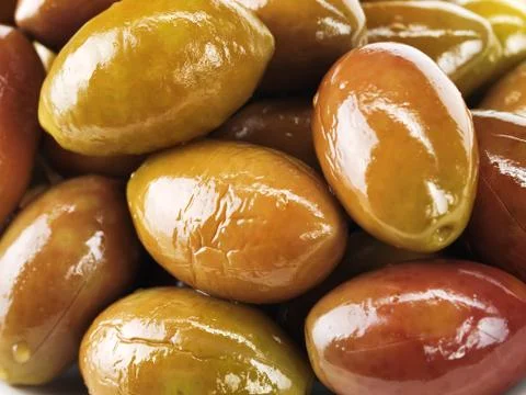 Green olives Stock Photos