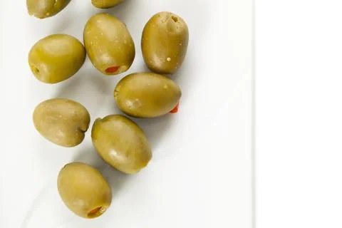 Green olives Stock Photos
