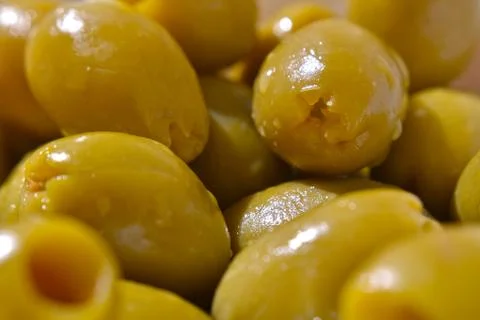 Green olives Stock Photos