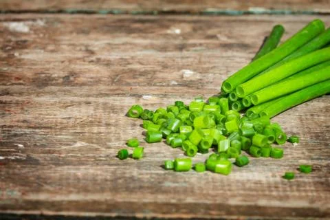 Green onion Stock Photos