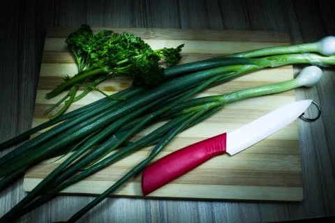 Green onion Stock Photos