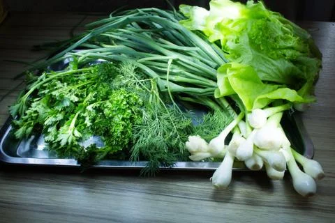 Green onion Stock Photos