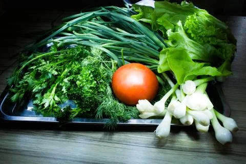 Green onion Stock Photos
