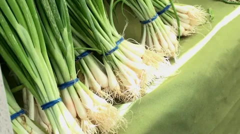 Green Onions Stock Footage 59083985