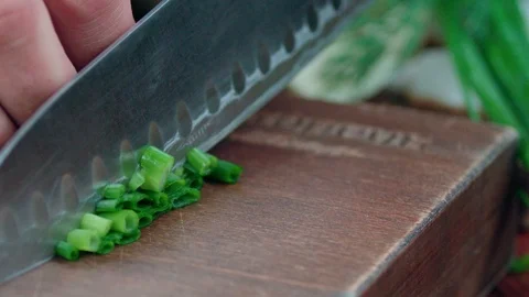 Green onions Stock Footage 89968876