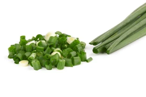 Green onions Stock Photos