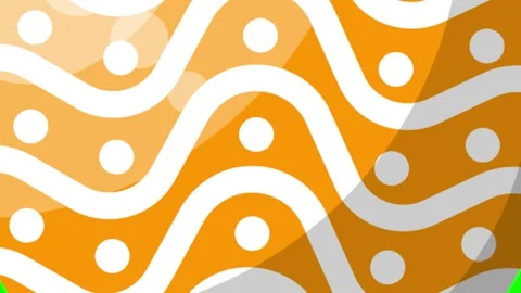 Green Orange Ball Horizontal 16:9 Green Screen Video stock 340459923