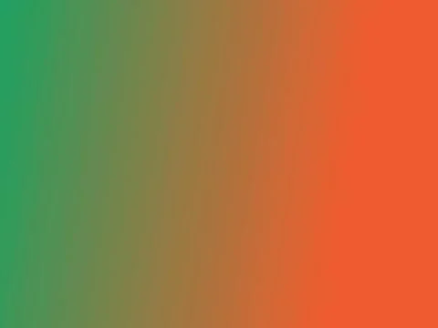 Green to orange gradient background, abstract Ilustração Stock