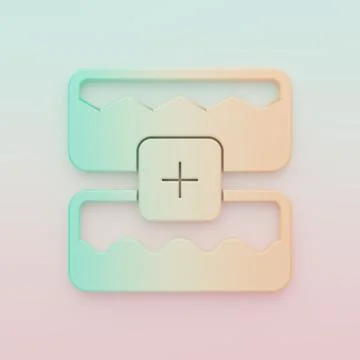 Green-orange Music wave equalizer icon isolated on color background. Sound .. Иллюстрация