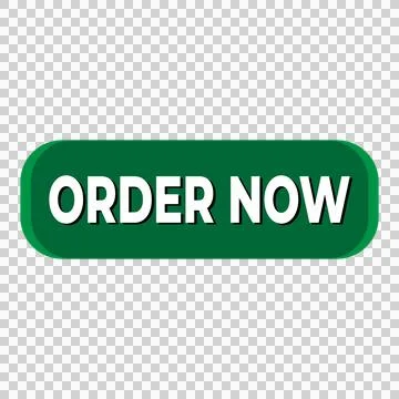 Green Order Now button web UI element for e-commerce websites and digital m.. Stock Illustration
