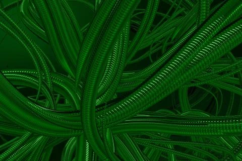 Green organic abstract Stock Illustration