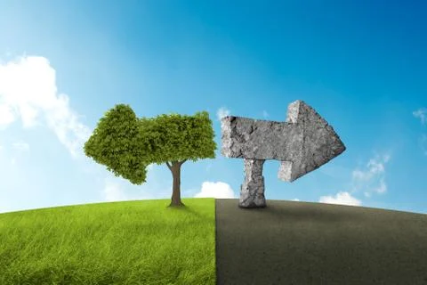 Green orgray Stock Illustration