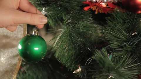 Green Ornament Falls Stock Footage 57719465