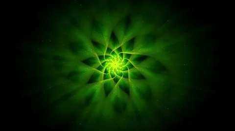 Green  Ornamental Round Pattern, Mandala Animation, Festive Background Stock Footage 50366436
