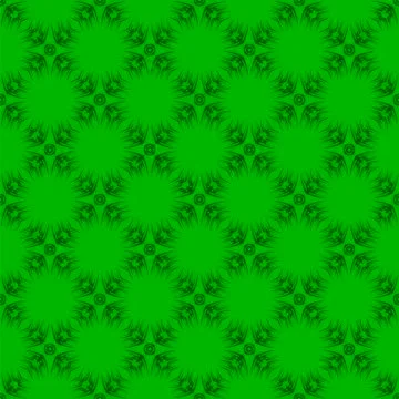 Green Ornamental Seamless Line Pattern Illustrazione stock
