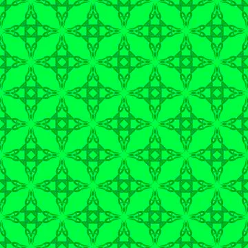 Green Ornamental Seamless Line Pattern Stockillustratie