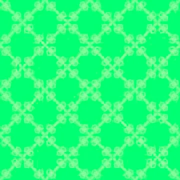 Green Ornamental Seamless Line Pattern 스톡 일러스트