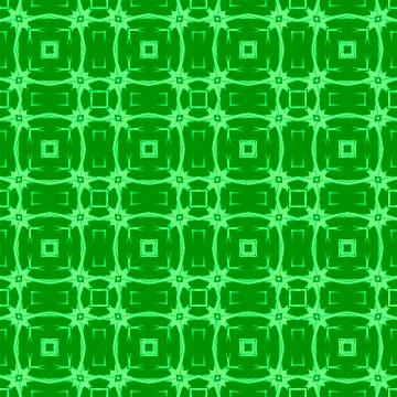 Green Ornamental Seamless Line Pattern 스톡 일러스트