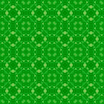 Green Ornamental Seamless Line Pattern Illustrazione stock