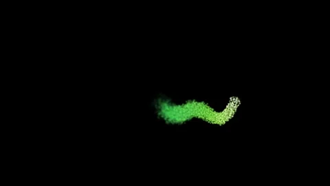 Green Oscilloscope Waveform Pulsing with Digital Data Against Dark Backgrou.. Video stock 342515161