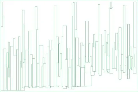 Green Outline Background Stock Illustration