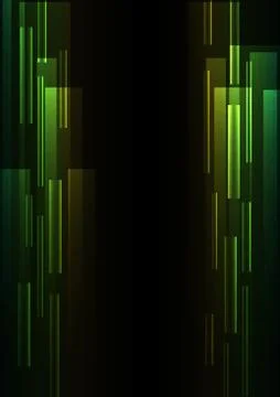 Green overlap pixel speed abstract background Stock Illustration